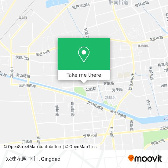 双珠花园-南门 map