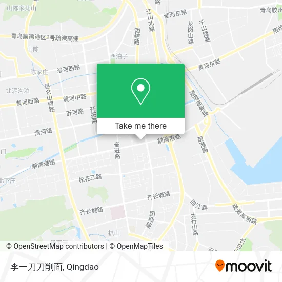 李一刀刀削面 map