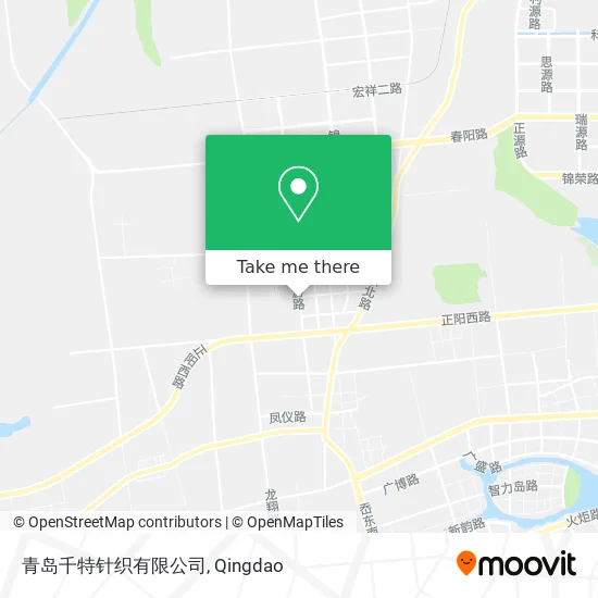 青岛千特针织有限公司 map