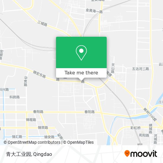 青大工业园 map