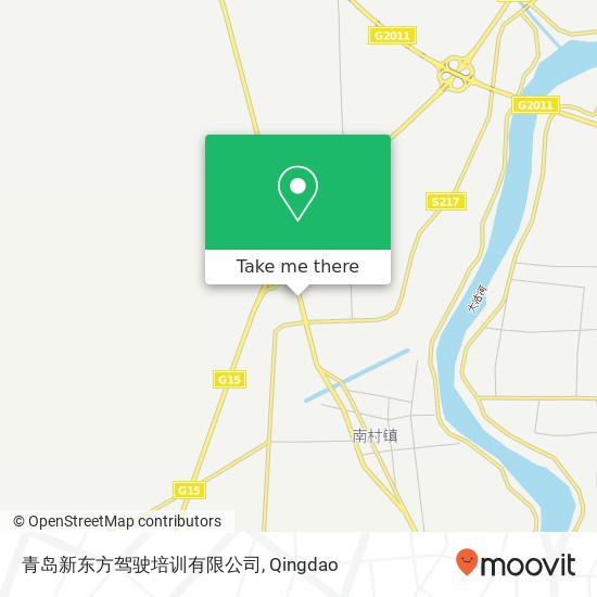 青岛新东方驾驶培训有限公司 map