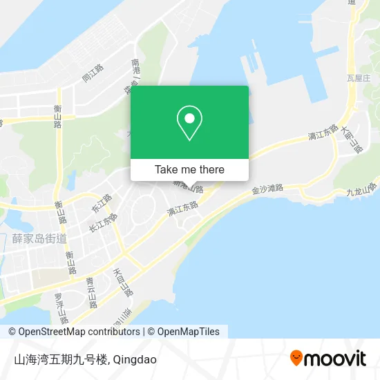 山海湾五期九号楼 map