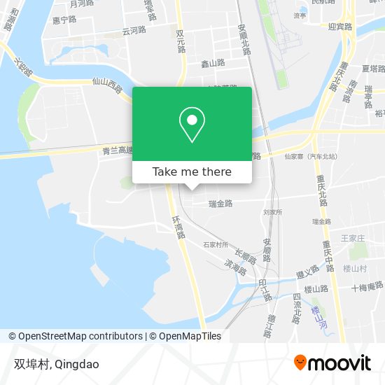 双埠村 map