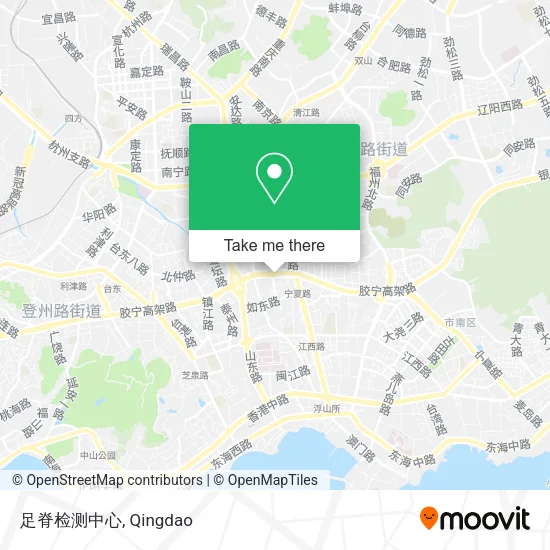 足脊检测中心 map