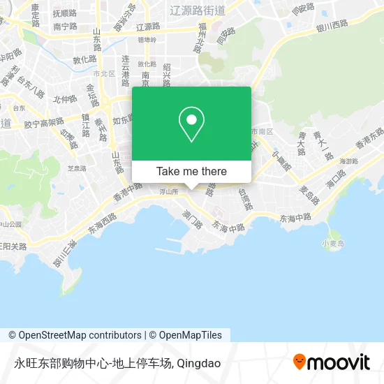 永旺东部购物中心-地上停车场 map