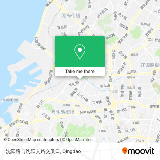 沈阳路与沈阳支路交叉口 map