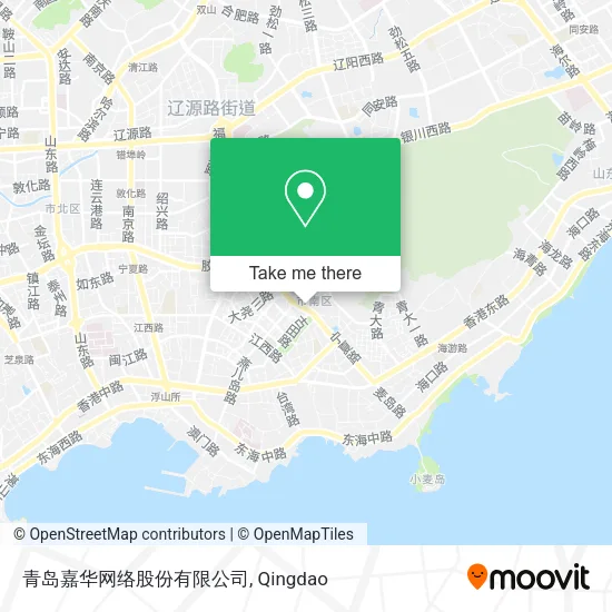 青岛嘉华网络股份有限公司 map
