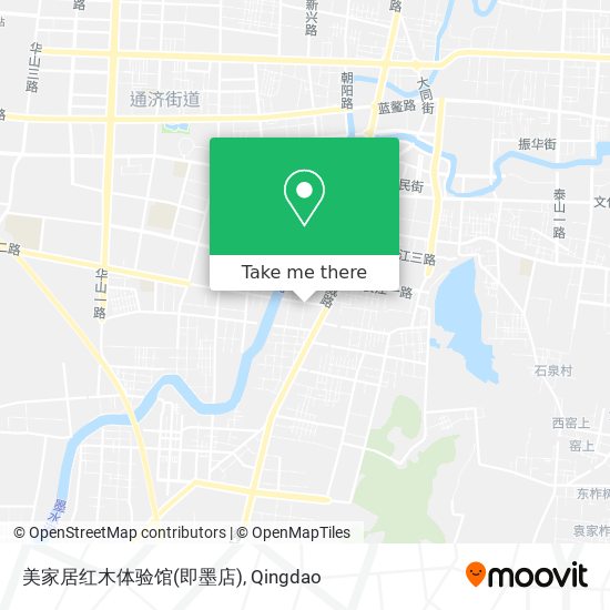 美家居红木体验馆(即墨店) map