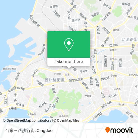 台东三路步行街 map
