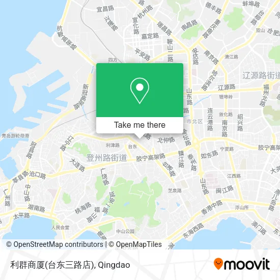 利群商厦(台东三路店) map