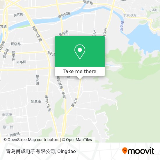 青岛甫成电子有限公司 map