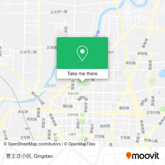 曹王庄小区 map