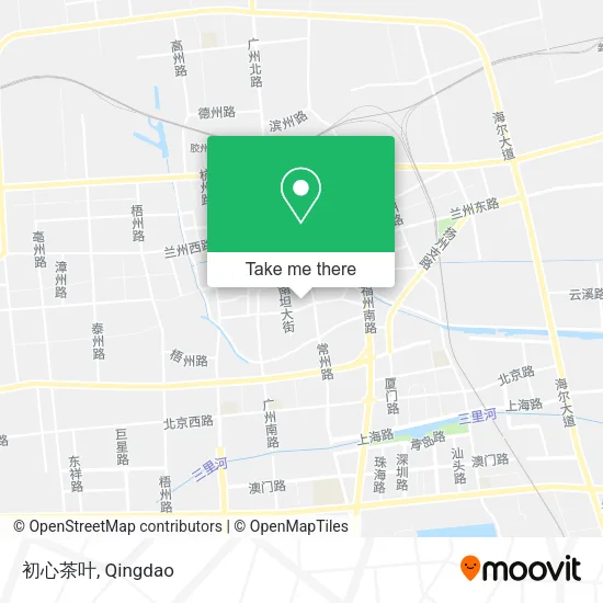 初心茶叶 map