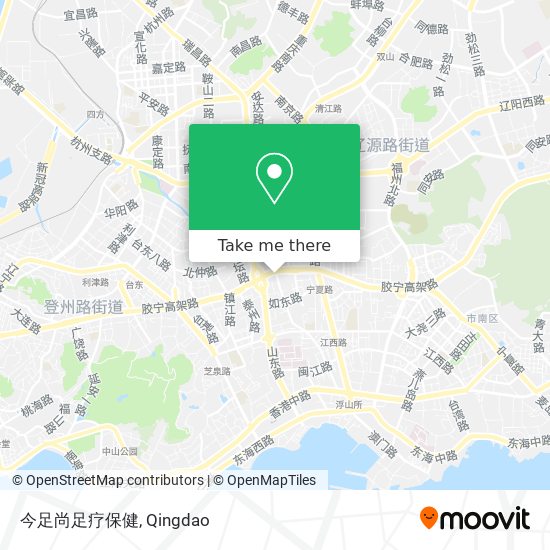 今足尚足疗保健 map