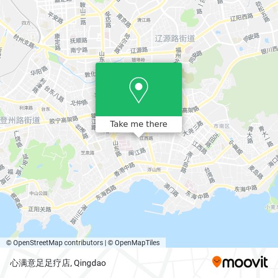 心满意足足疗店 map