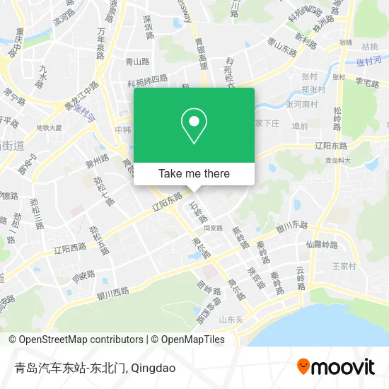 青岛汽车东站-东北门 map