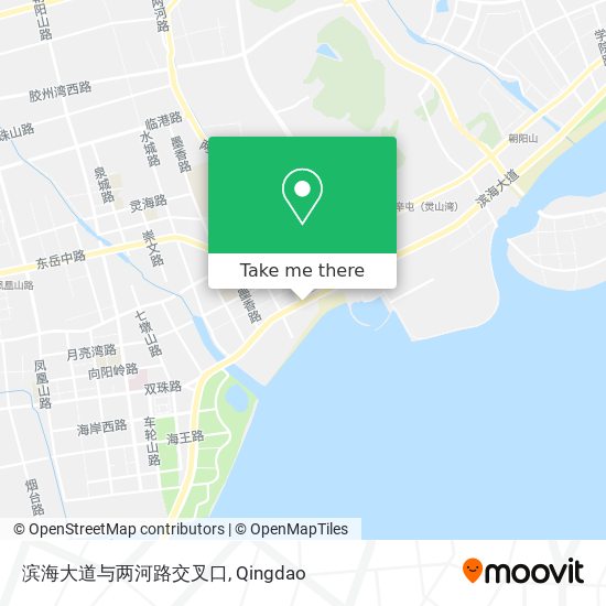 滨海大道与两河路交叉口 map
