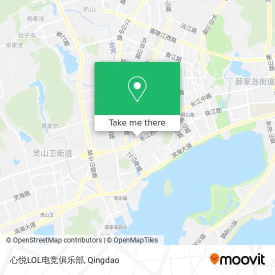 心悦LOL电竞俱乐部 map