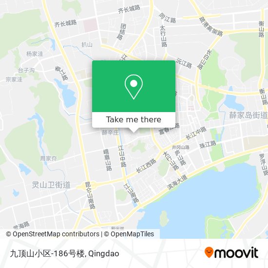 九顶山小区-186号楼 map