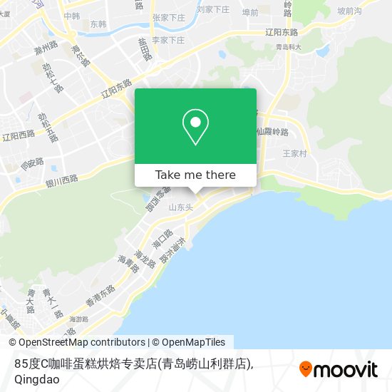 85度C咖啡蛋糕烘焙专卖店(青岛崂山利群店) map