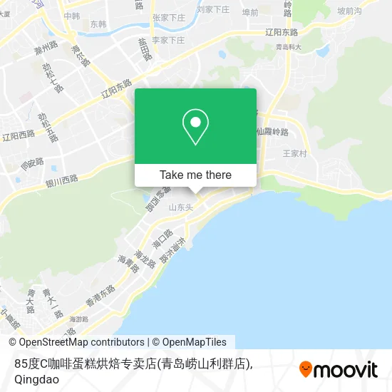 85度C咖啡蛋糕烘焙专卖店(青岛崂山利群店) map