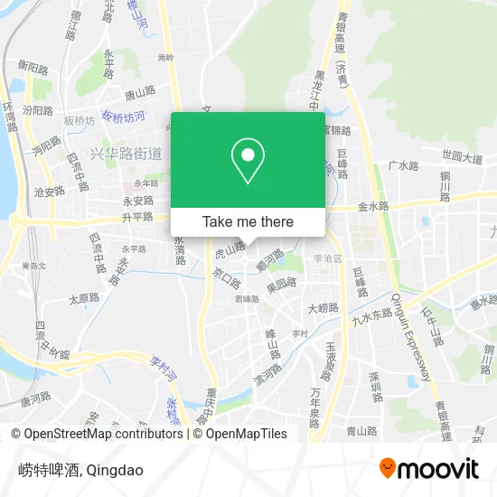 崂特啤酒 map