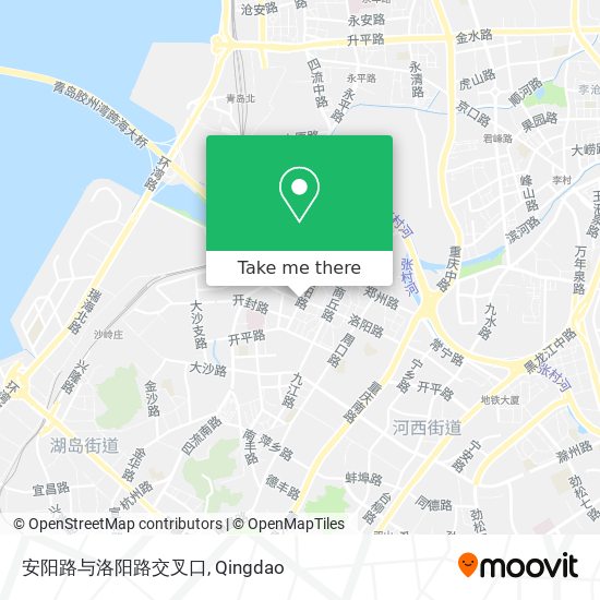 安阳路与洛阳路交叉口 map