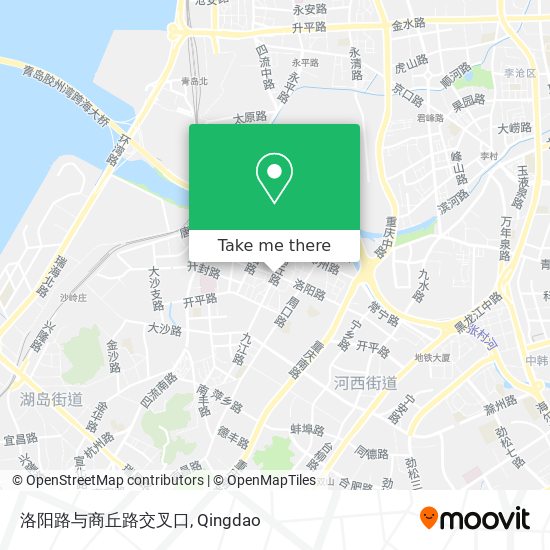 洛阳路与商丘路交叉口 map