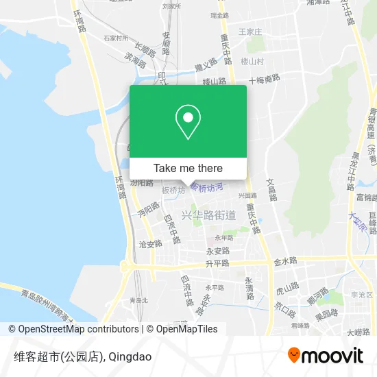 维客超市(公园店) map