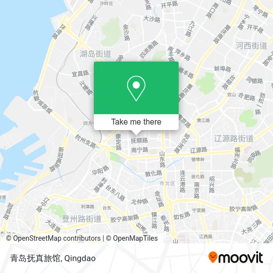 青岛抚真旅馆 map