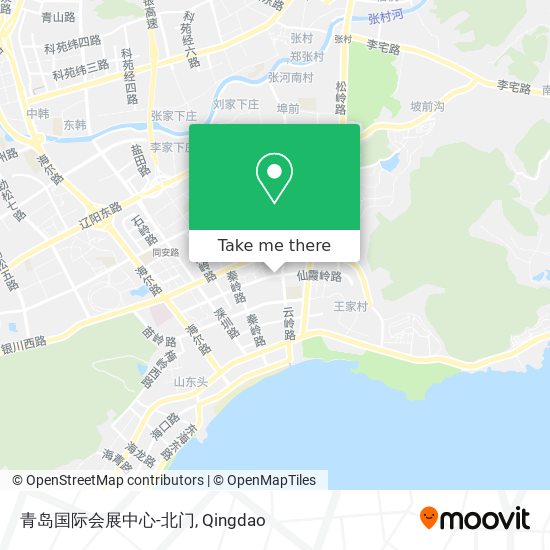 青岛国际会展中心-北门 map