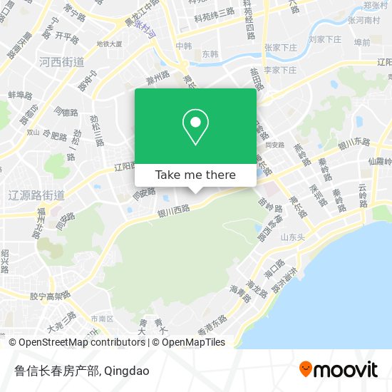 鲁信长春房产部 map