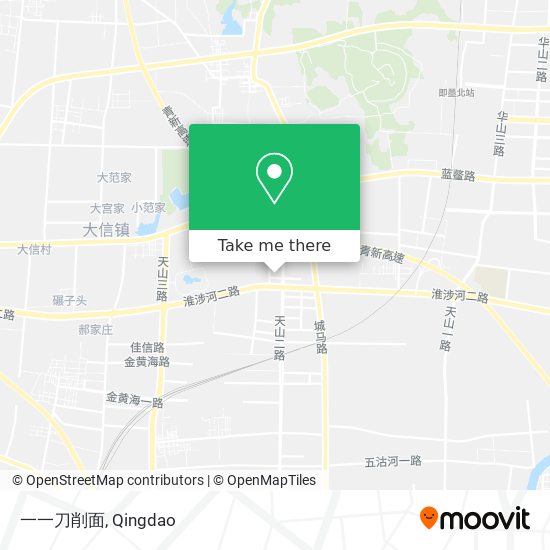 一一刀削面 map