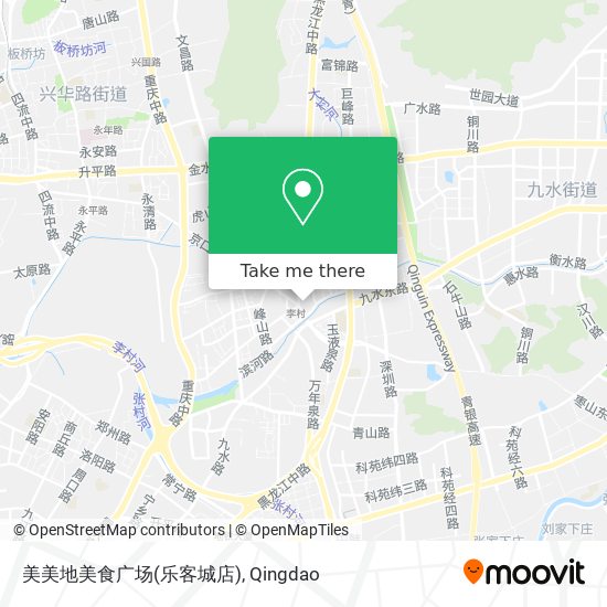 美美地美食广场(乐客城店) map