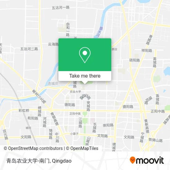 青岛农业大学-南门 map