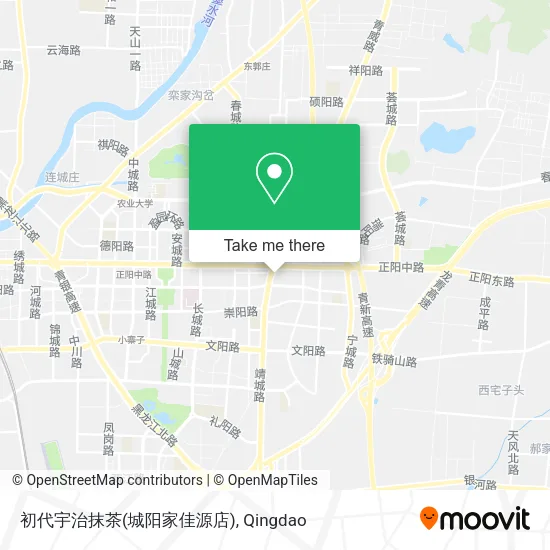 初代宇治抹茶(城阳家佳源店) map