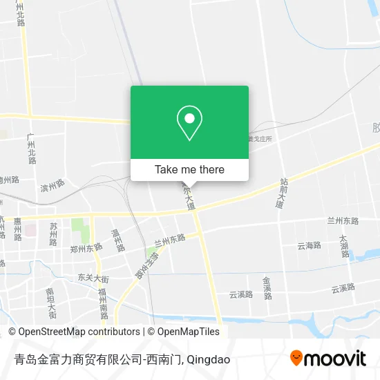 青岛金富力商贸有限公司-西南门 map