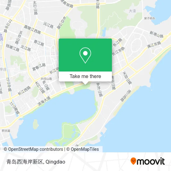 青岛西海岸新区 map
