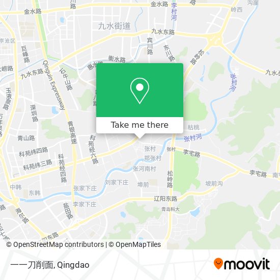 一一刀削面 map