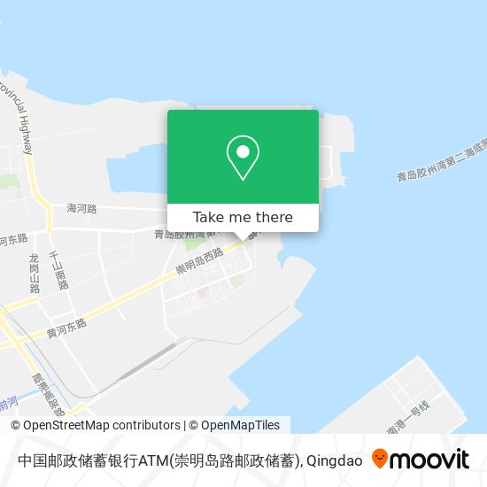 中国邮政储蓄银行ATM(崇明岛路邮政储蓄) map