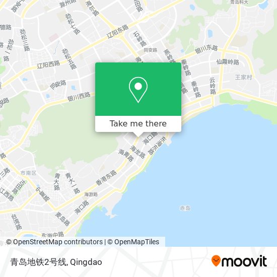 青岛地铁2号线 map