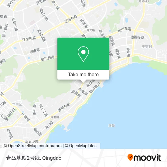 青岛地铁2号线 map