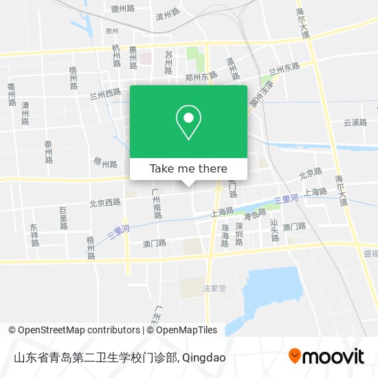 山东省青岛第二卫生学校门诊部 map