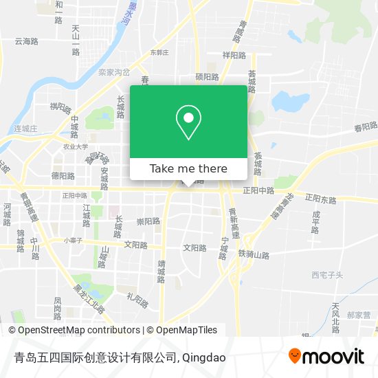 青岛五四国际创意设计有限公司 map