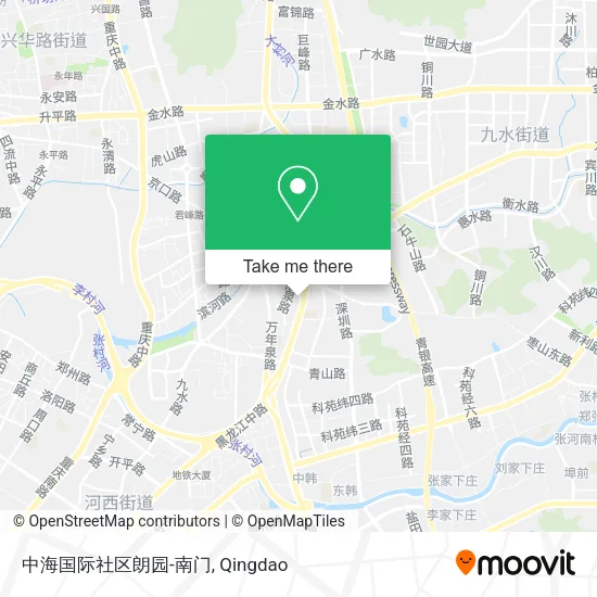 中海国际社区朗园-南门 map