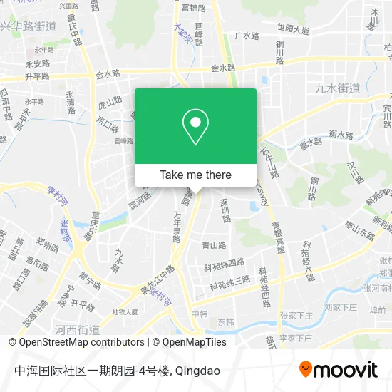 中海国际社区一期朗园-4号楼 map