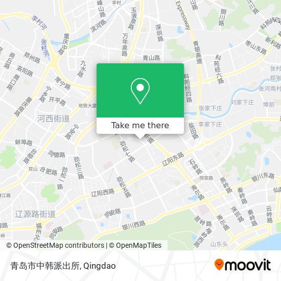 青岛市中韩派出所 map