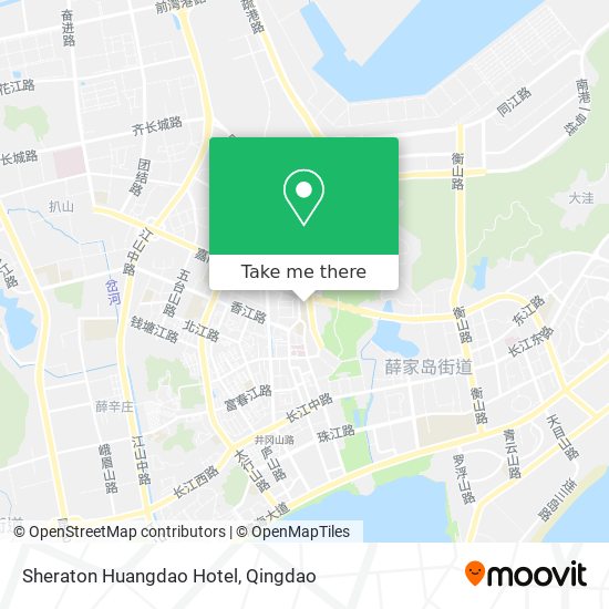 Sheraton Huangdao Hotel map