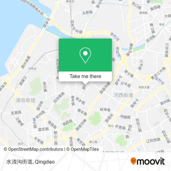 水清沟街道 map