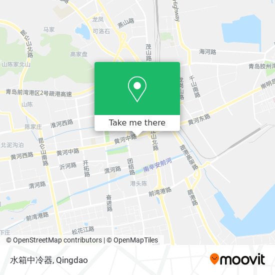 水箱中冷器 map